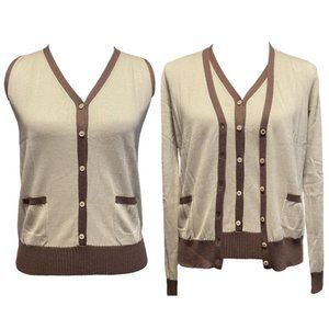 Malo 2-Piece Silk Sweater Set – Made in Italy